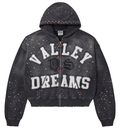 Vale Classico Black Zip Up Hoodie
