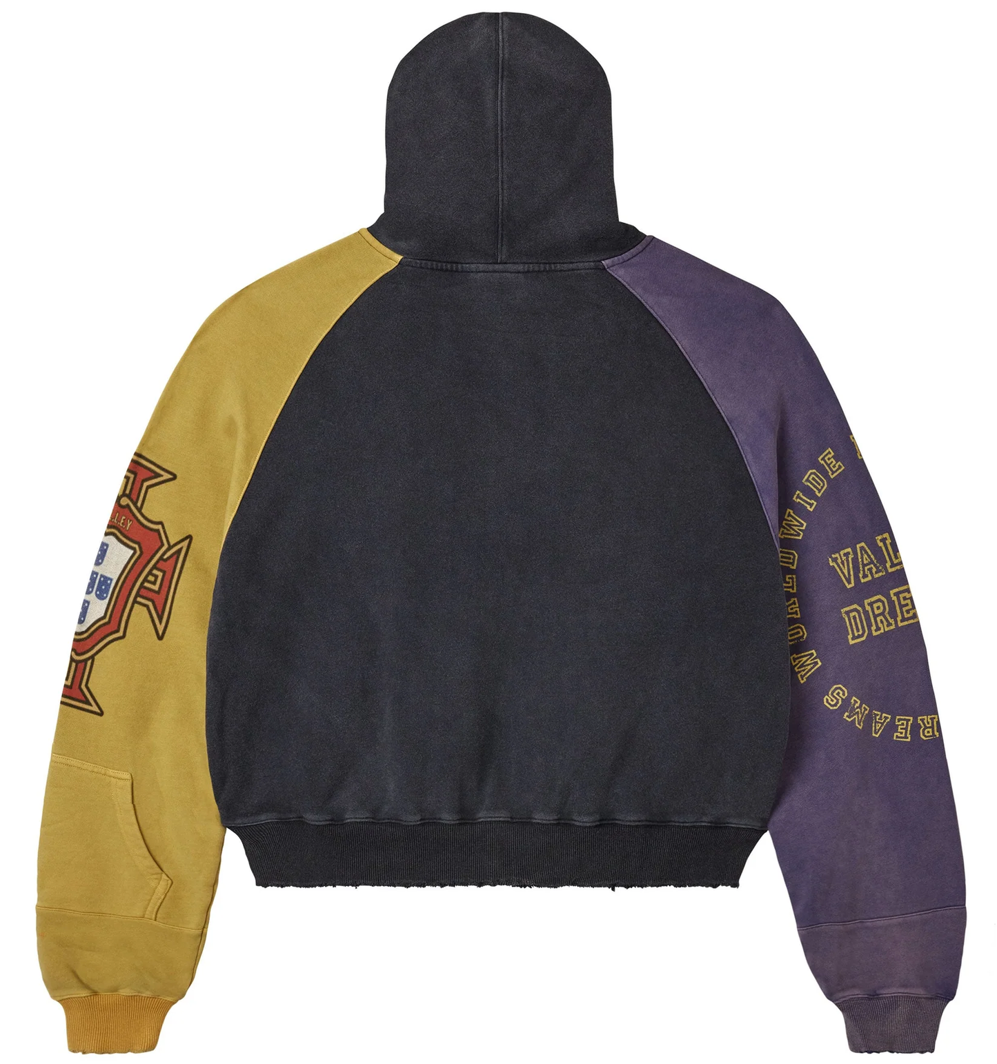 Vale Crest Black Zip Up Hoodie