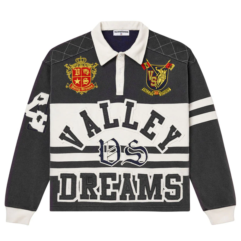 Vale Dreams Black Rugby Shirt