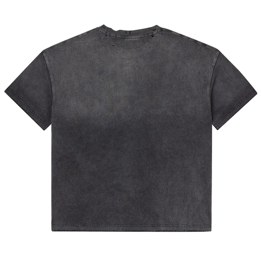 Vale Fallen Bling Distressed Charcoal Tee