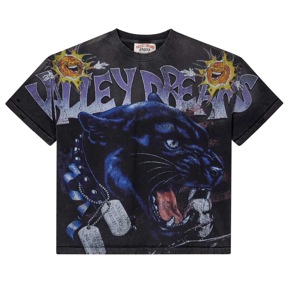 Vale Furry Big Black Tee