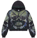 Vale Grave Digger Black Zip Up Hoodie