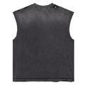 Vale La Flor Black Muscle Tee