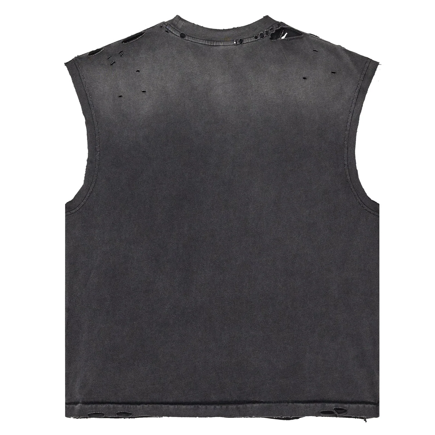 Vale La Flor Black Muscle Tee