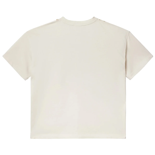 Vale Moshpit Distressed Cream Tee