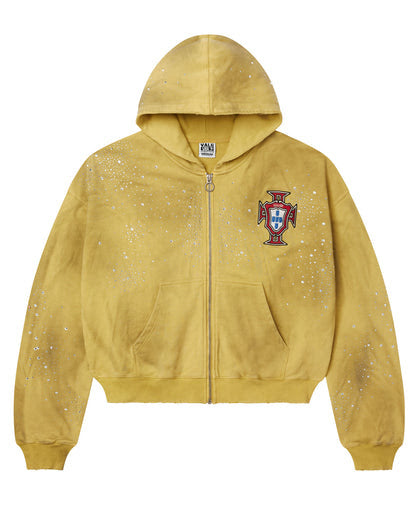 Vale Sun Clustered Zip Up Hoodie
