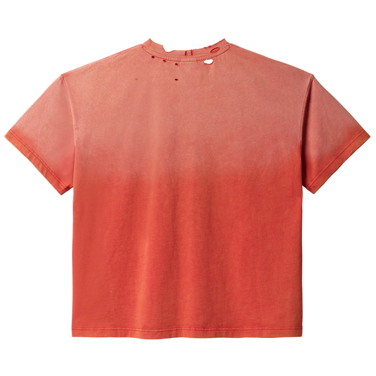 Vale Target Practice Distressed Red Tee