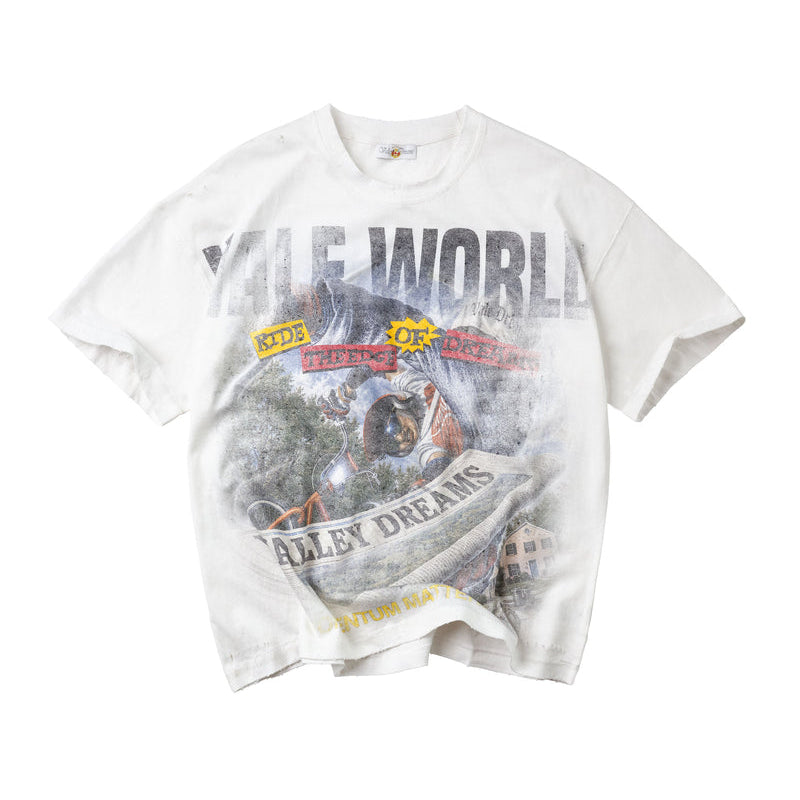 Vale Forever Newspaper White Tee