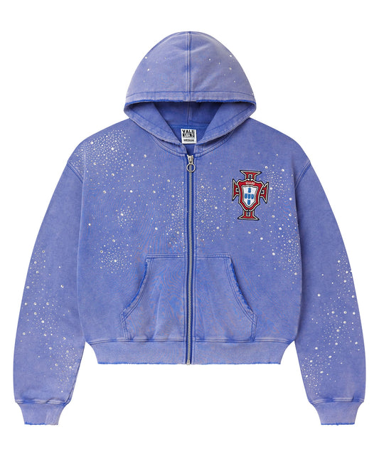 Vale Sea Cluster Zip Up Hoodie