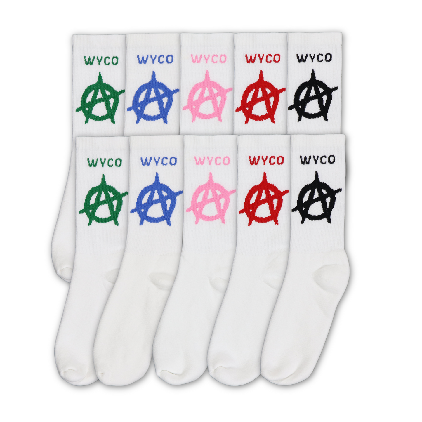 WyCo Vintage Anarchy Socks 5 Pack