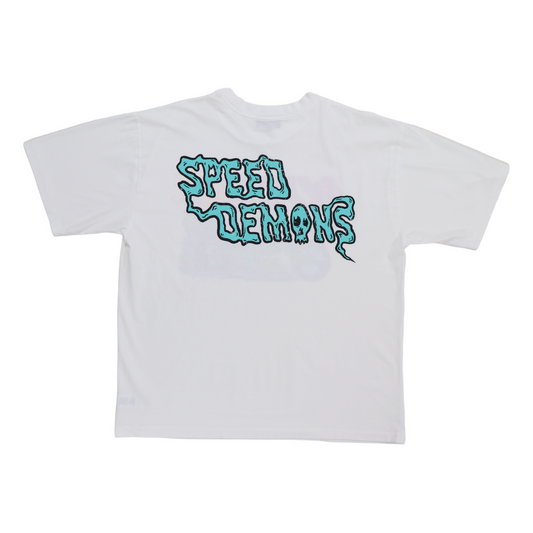 WyCo Speed Demons White Tee