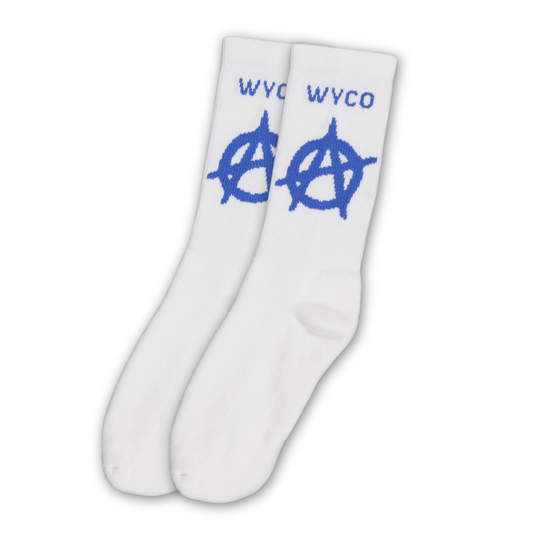 WyCo Vintage Blue Anarchy Socks