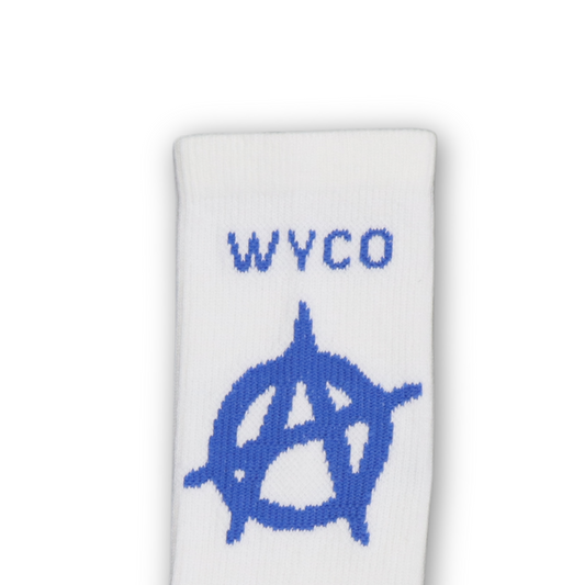 WyCo Vintage Blue Anarchy Socks