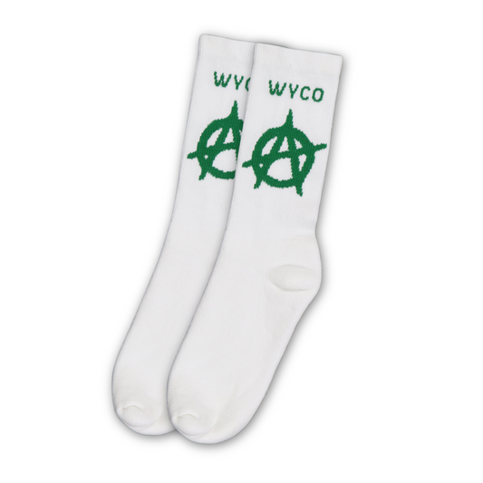 WyCo Vintage Green Anarchy Socks