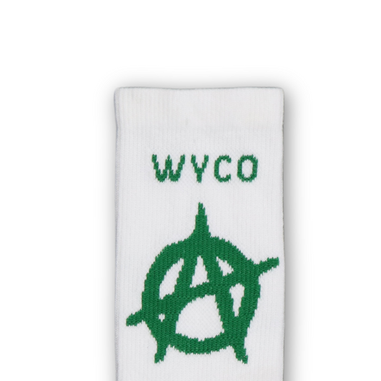 WyCo Vintage Green Anarchy Socks