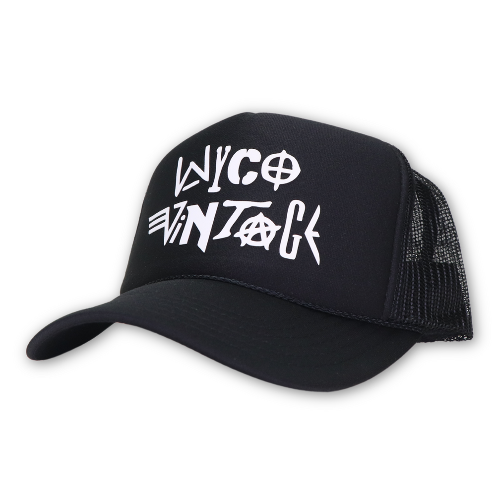 WyCo Vintage Ransom Black Trucker Hat