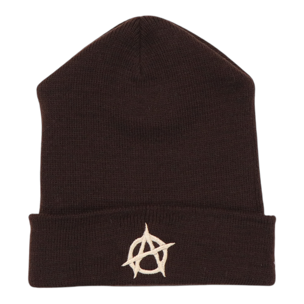 WyCo Vintage Anarchy Brown Beanie