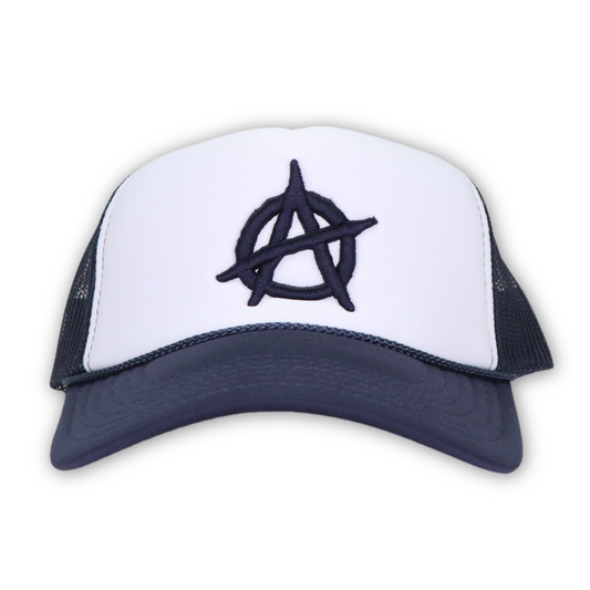 WyCo Vintage Navy White Trucker Hat
