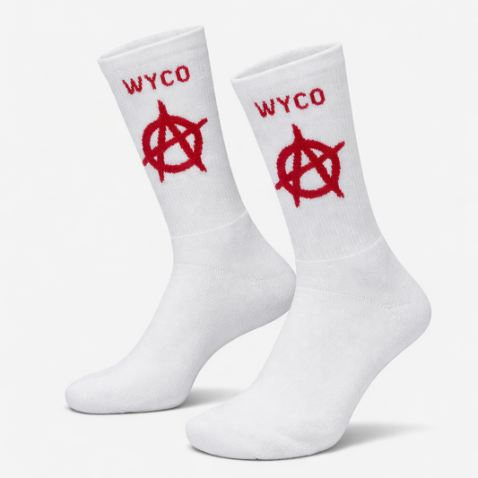 WyCo Vintage Red Anarchy Socks