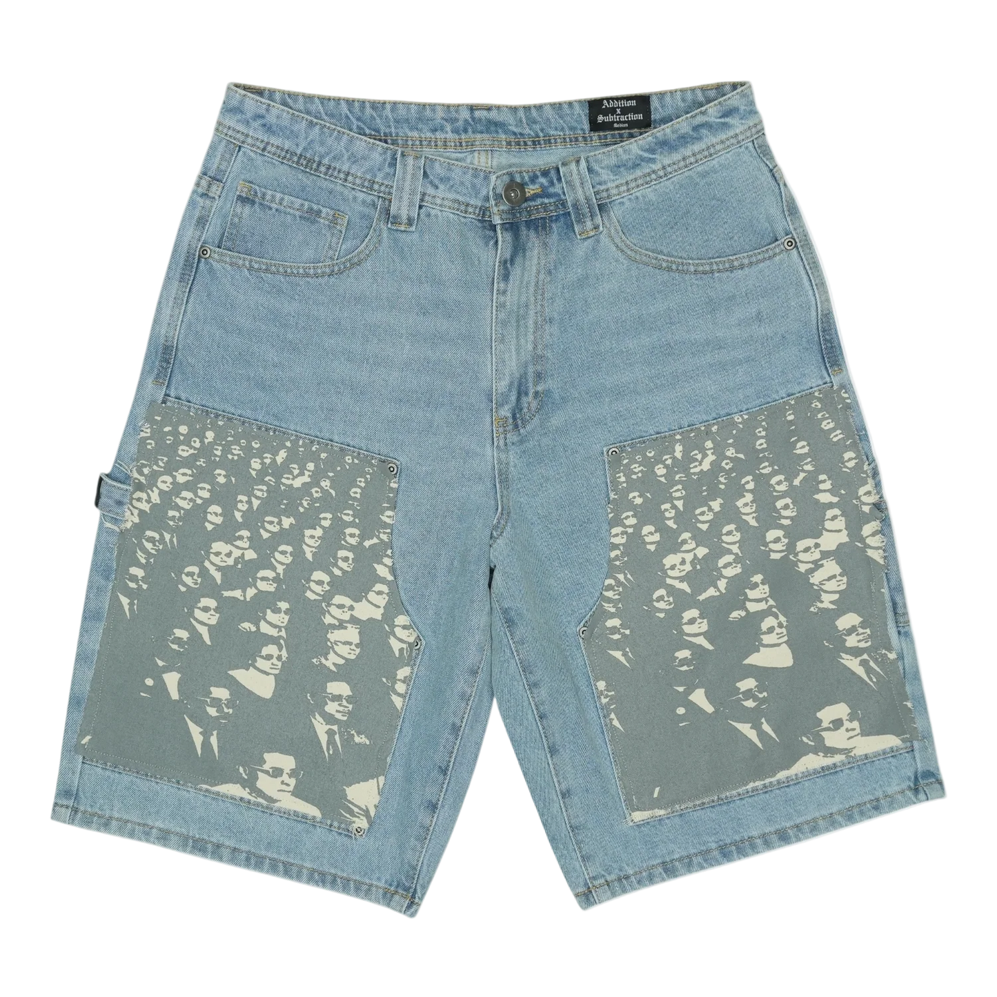 Addition By Subtraction Watch Party Denim Shorts