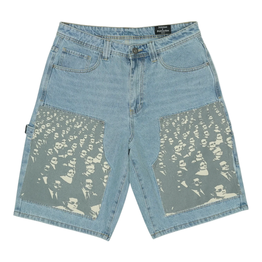 Addition By Subtraction Watch Party Denim Shorts