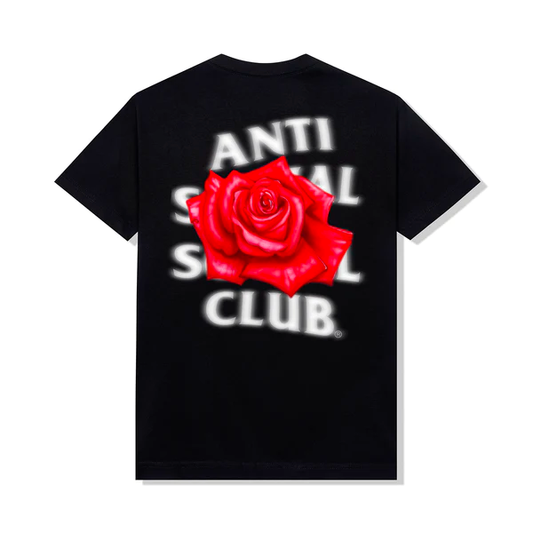 Anti Social Social Club Roses Are Red Black Small Tee