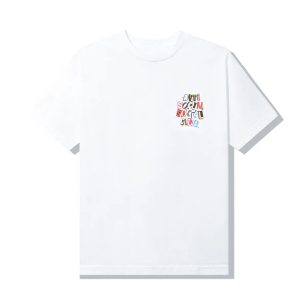 Anti Social Social Club Torn Pages Of Our Story White Extra Large Tee