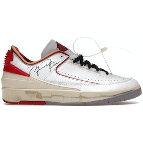 Jordan 2 Retro Low SP Off-White White Red - 5.5 M / 7 W / 5.5 Y