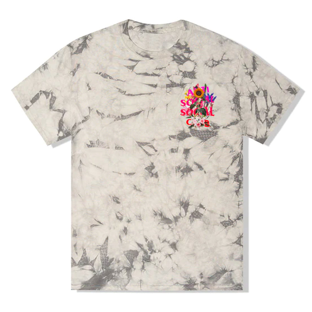 Anti Social Social Club Bouquet For The Old Days Black Tie Dye Small Tee