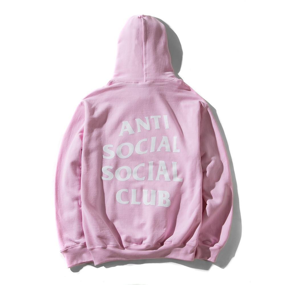 Anti Social Social Club Know You Better Pink Medium Hoodie