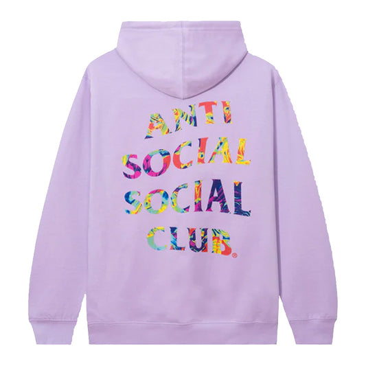 Anti Social Social Club Pedals On the Floor Lavendar Large Hoodie
