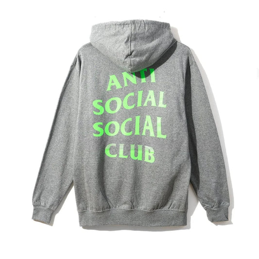 Anti Social Social Club Solid Snake Grey Medium Zip Hoodie
