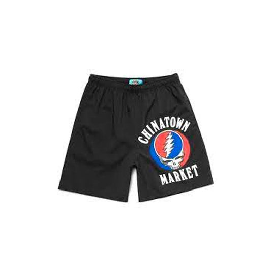 Chinatown Market x Grateful Dead Town Black Medium Shorts
