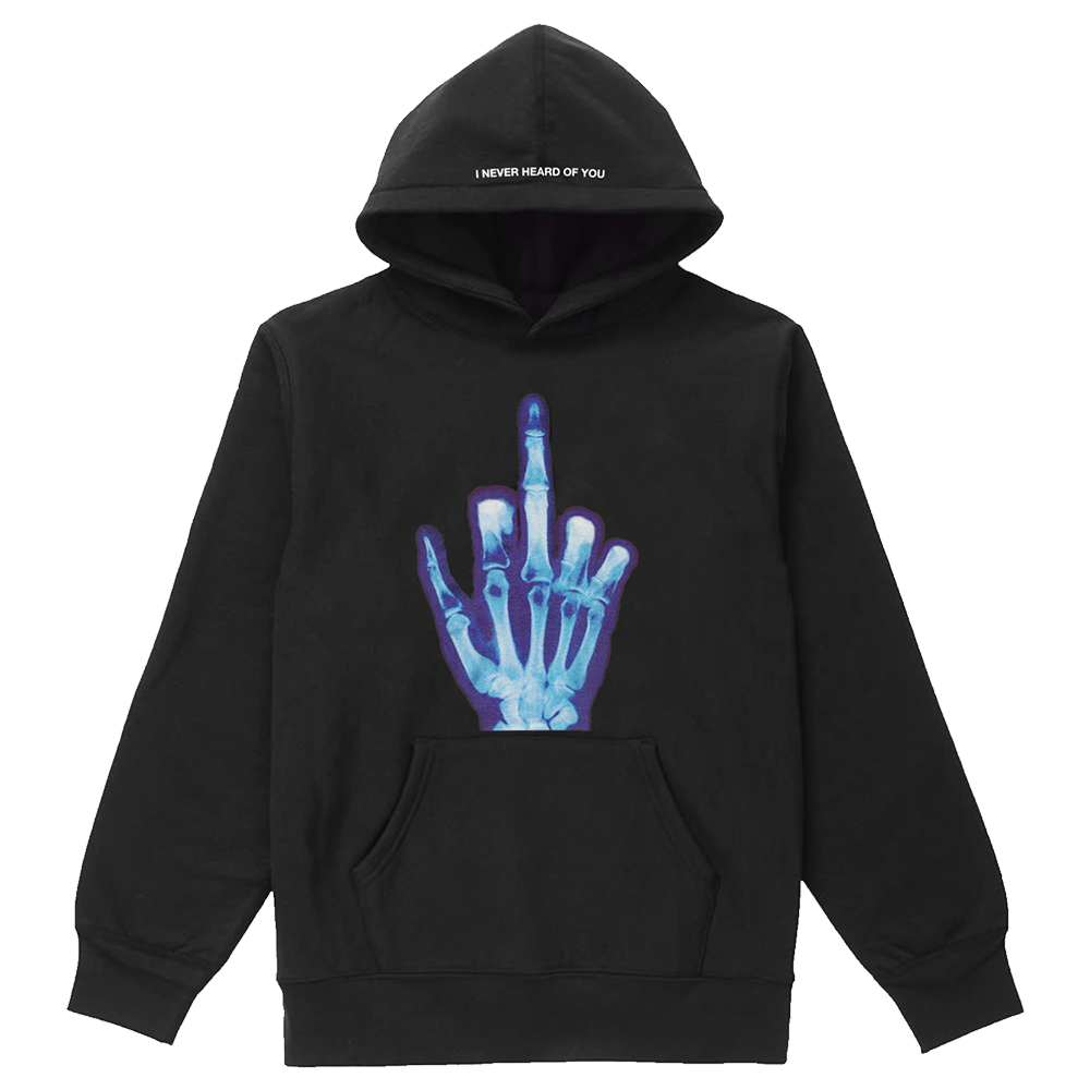 I Never Heard Of You X-Ray Black Small Hoodie