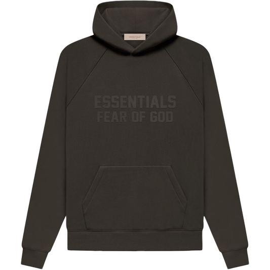Fear Of God Essentials Off Black Large Hoodie