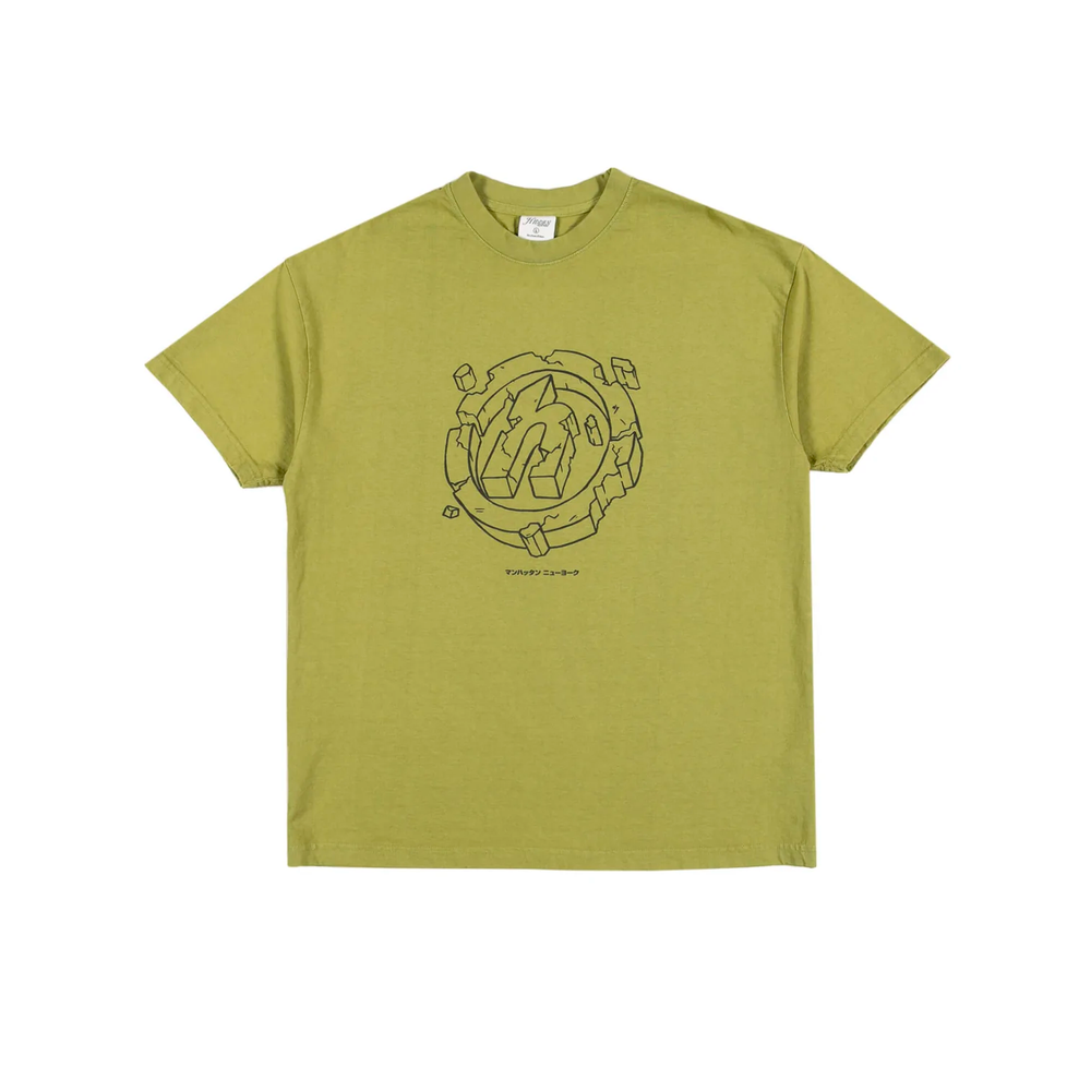 Hidden 3D Shattered Olive Small Tee