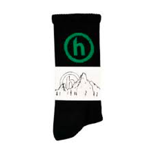 Hidden NY Black Crew Socks