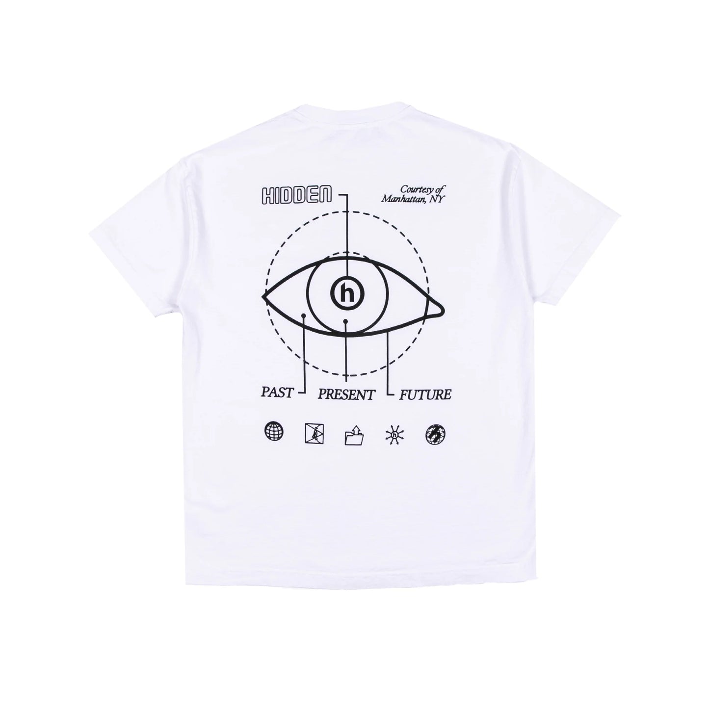 Hidden Braille White Extra Large Tee