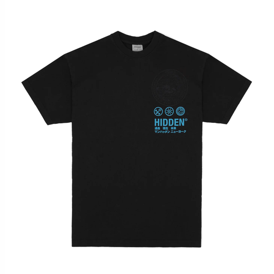 Hidden Peace Plate 01 Geisha Faded Black Medium Tee