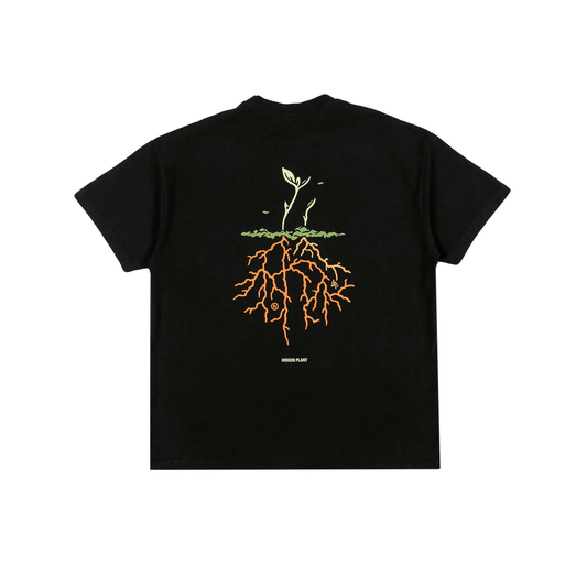 Hidden x APlasticPlant Black Small Tee