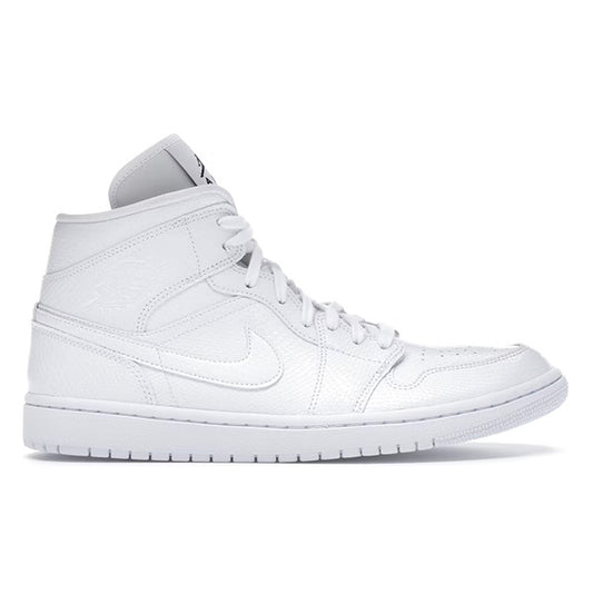 Jordan 1 Mid White Snakeskin (W) - 10.5 M / 12 W