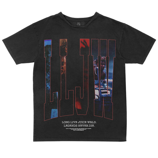 Lyrical Lemonade x Juice Wrld LLJW Black Large Tee