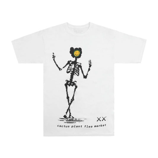 KAWS x Cactus Plant Flea Market White Extra Large Tee