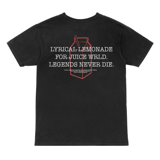 Lyrical Lemonade x Juice Wrld LLJW Black Large Tee