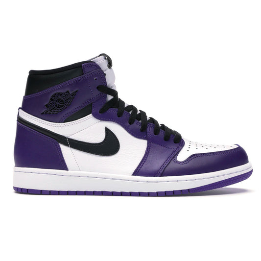 Nike Jordan 1 High Court Purple White - 8.5 M / 10 W