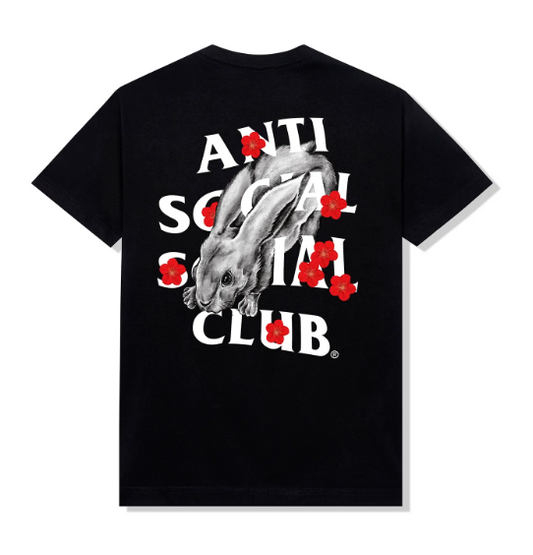 Anti Social Social Club Year Of The Rabbit Black Extra Large Tee