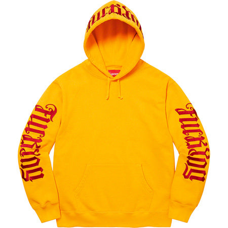 Supreme Ambigram Bright Gold Extra Large Hoodie