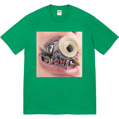 Supreme Braces Green Medium Tee