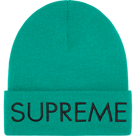 Supreme Capital Dark Aqua Beanie