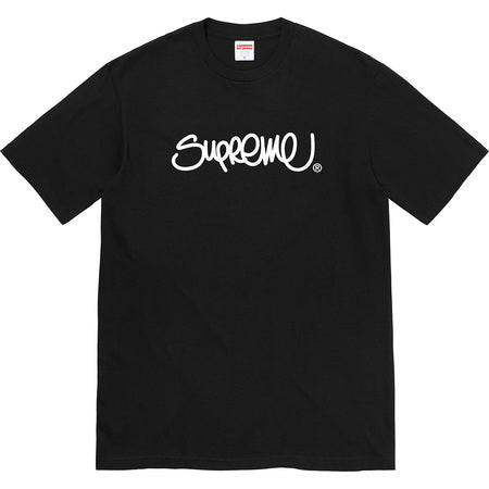 Supreme Handstyle Black Medium Tee